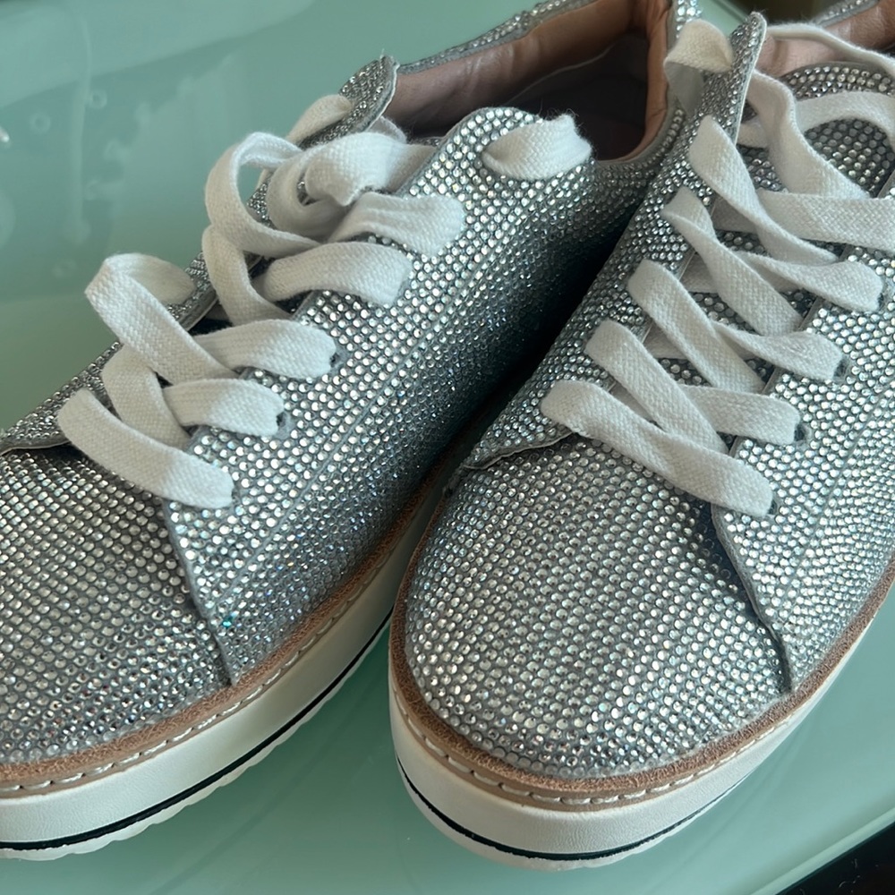 Chelsea & Violet Silver Sneakers